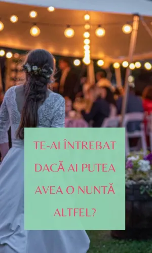 Te-ai întrebat dacă ai putea avea o nuntă altfel? Soluția ar putea fi o nuntă în aer liber, cu corturi de evenimente.